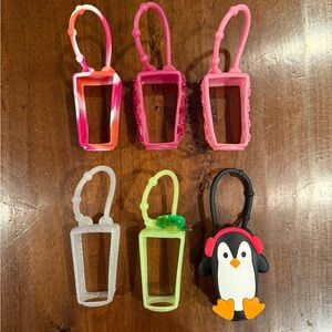 {Bath & Body Works} Colorful Pocketback Hand Sanitizer Holders Cases | 6 Total
